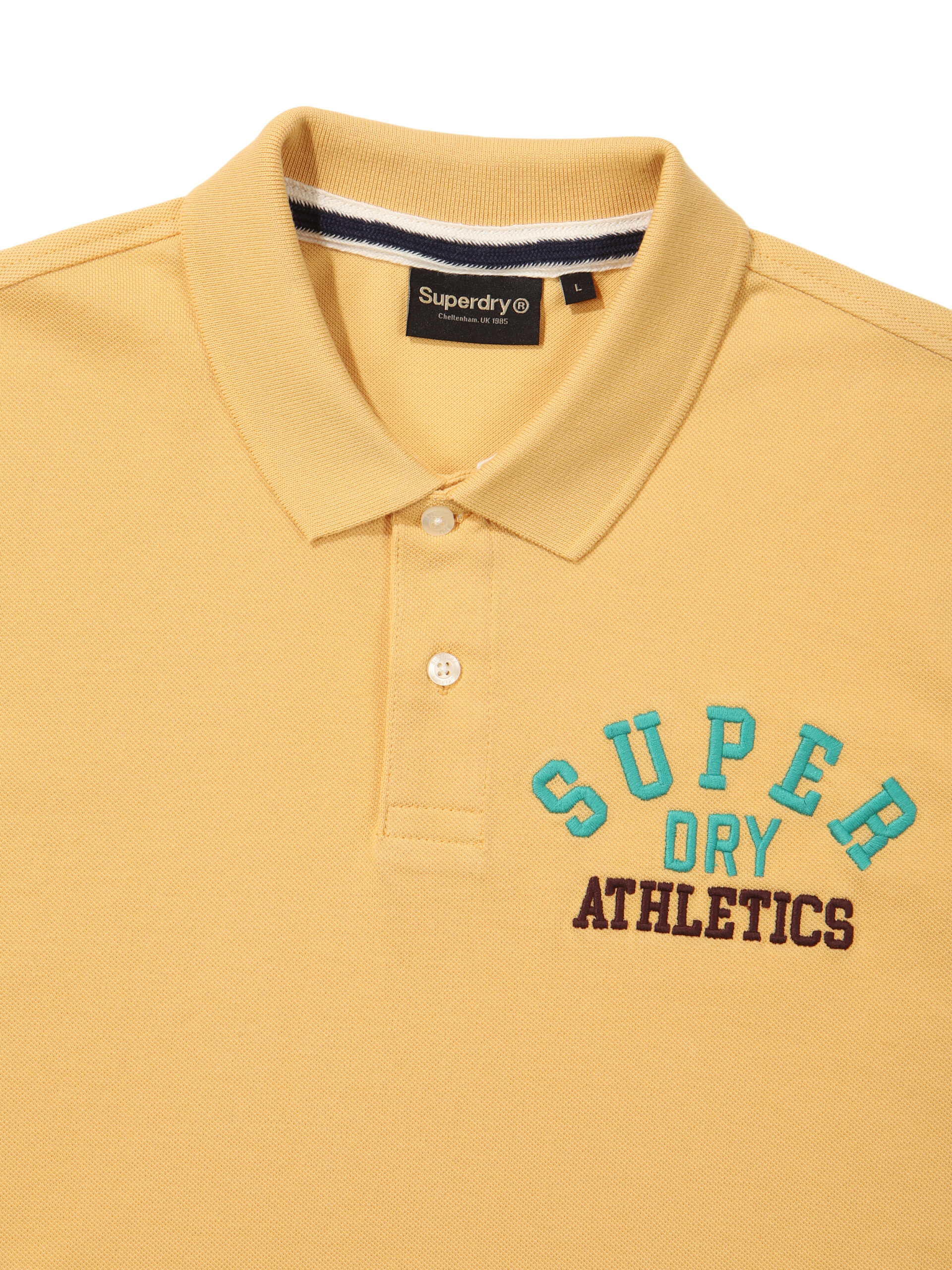 MUSCLE FIT ATHLETICS POLO SHIRTS MUSTARD SDMSCDO04 KMTD 3