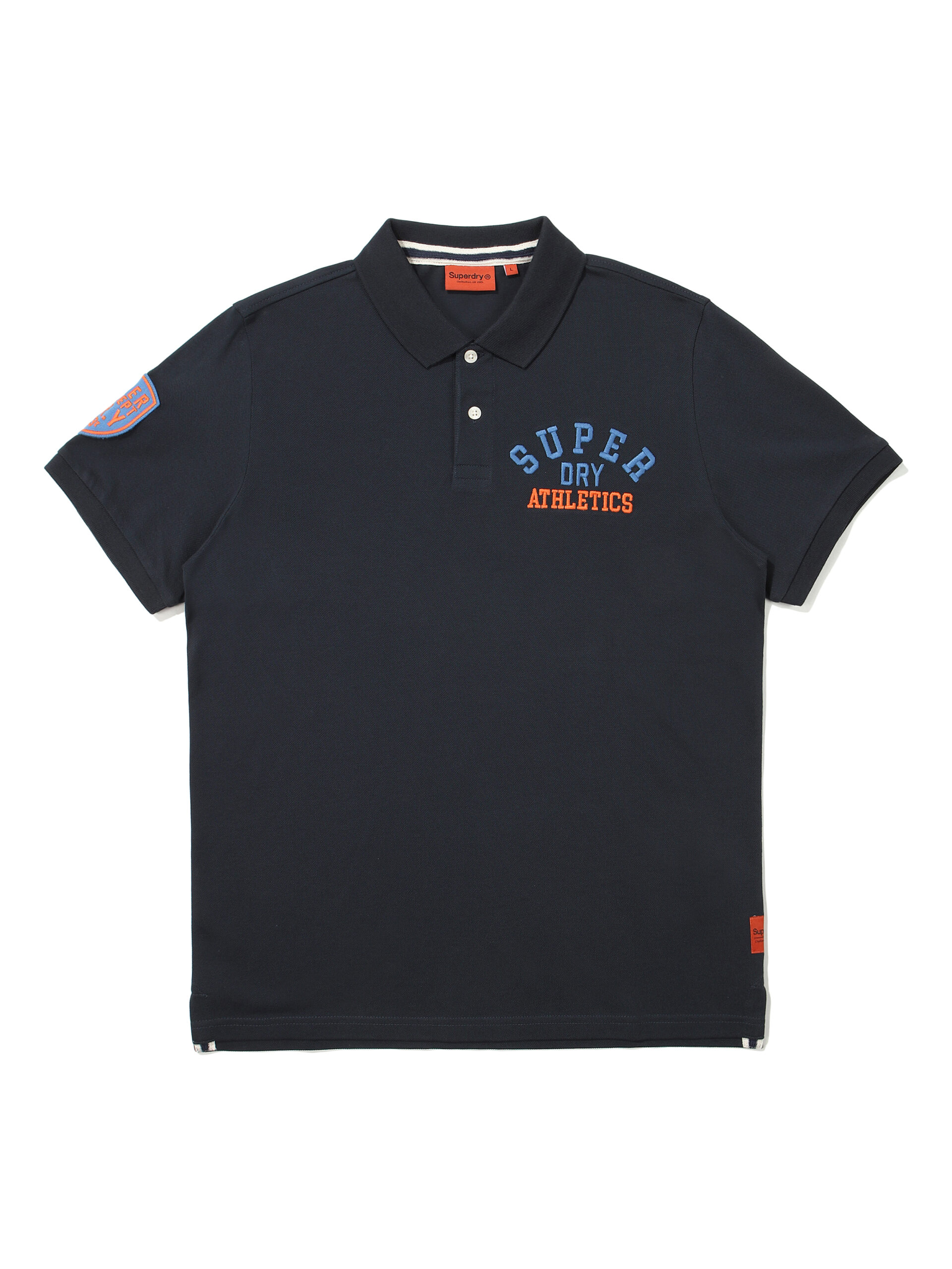MUSCLE FIT ATHLETICS POLO SHIRTS NAVY SDMSCDO04 KNVY 1