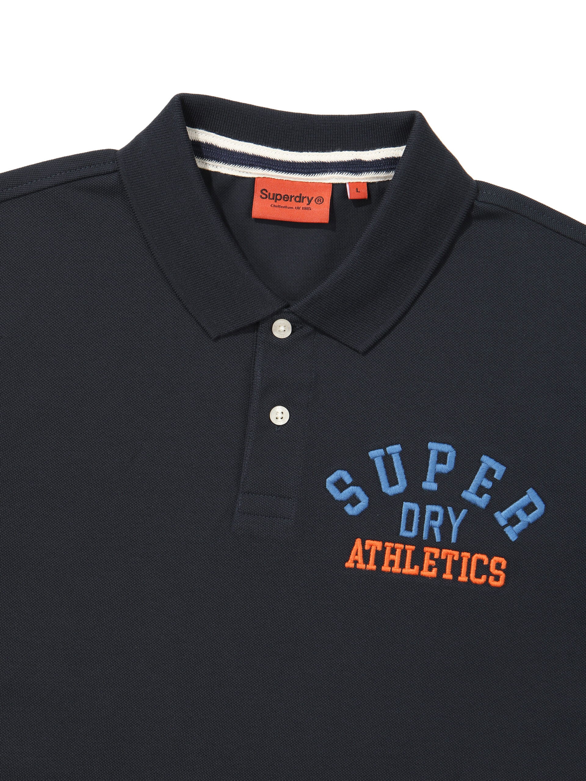 MUSCLE FIT ATHLETICS POLO SHIRTS NAVY SDMSCDO04 KNVY 3