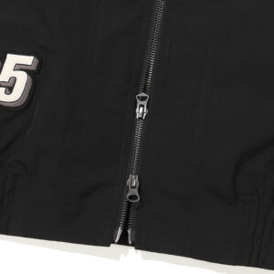 NYLON COLOR BLOCK FLIGHT JACKET BLACK SDUJWDO08 KBLK 5