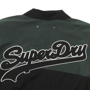 NYLON COLOR BLOCK FLIGHT JACKET BLACK SDUJWDO08 KBLK 6