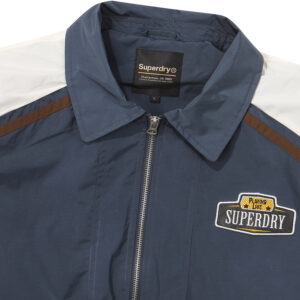 NYLON COLOR BLOCK FLIGHT JACKET D BLUE SDUJWDO08 KDBL 3