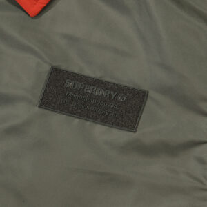 NYLON COLOUR BLOCK PADDING JACKET KHAKI SDUJPFO05 KKHK 4