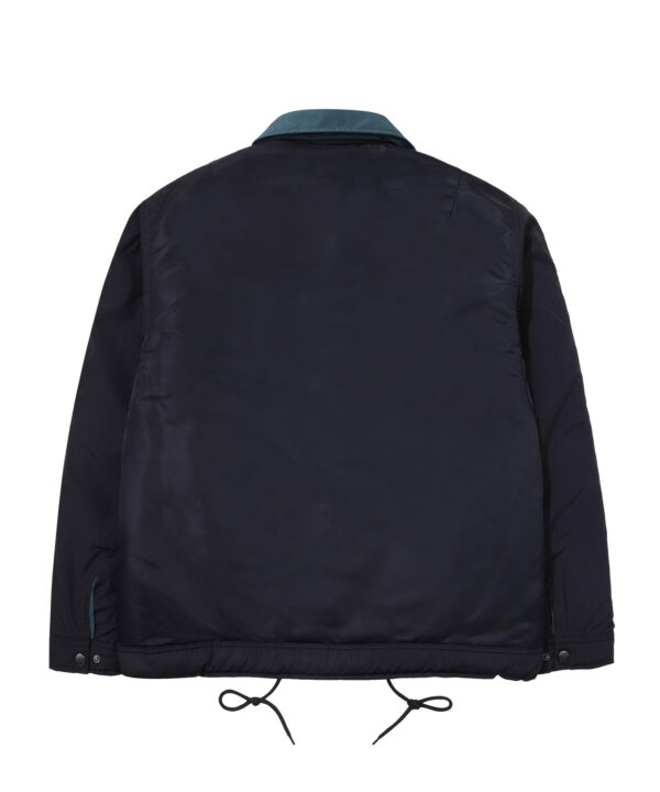NYLON COLOUR BLOCK PADDING JACKET NAVY SDUJPFO05 KNVY 2