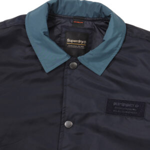 NYLON COLOUR BLOCK PADDING JACKET NAVY SDUJPFO05 KNVY 3