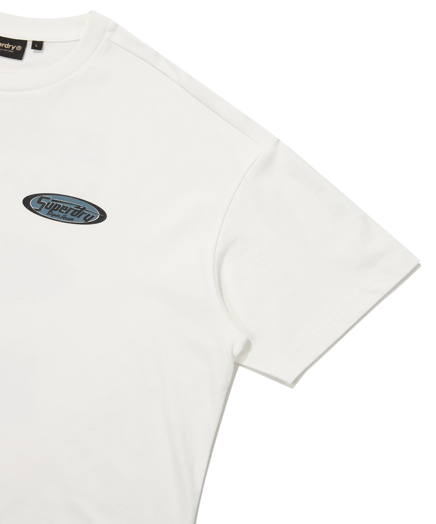 OVER FIT MOTOR CLUBE HALF T SHIRTS IVORY SDUSHDO29 KIVR 4