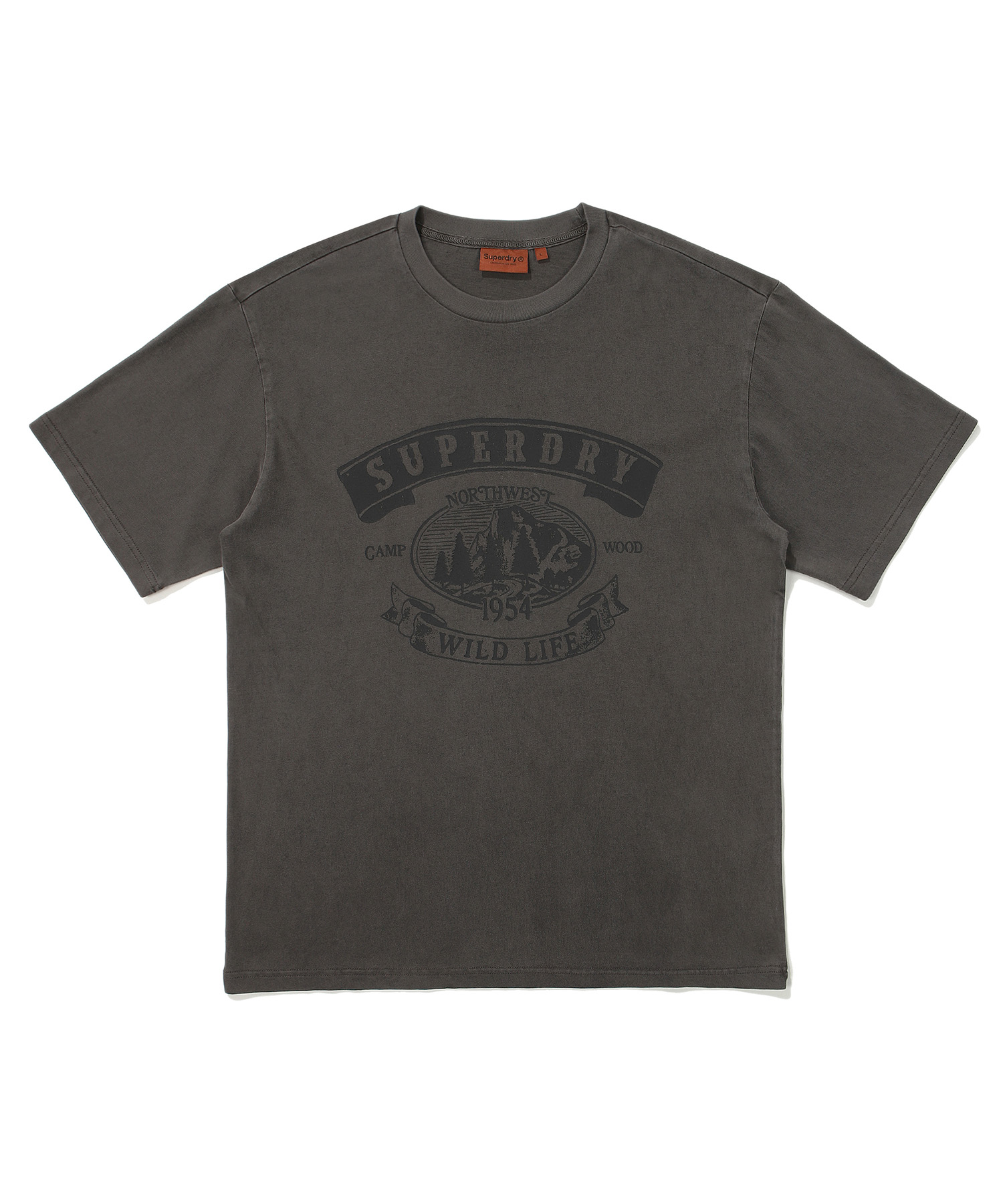 OVER FIT NORTHWEST HALF T SHIRTS CHARCOAL SDUSHDO17 KCHL 1.1