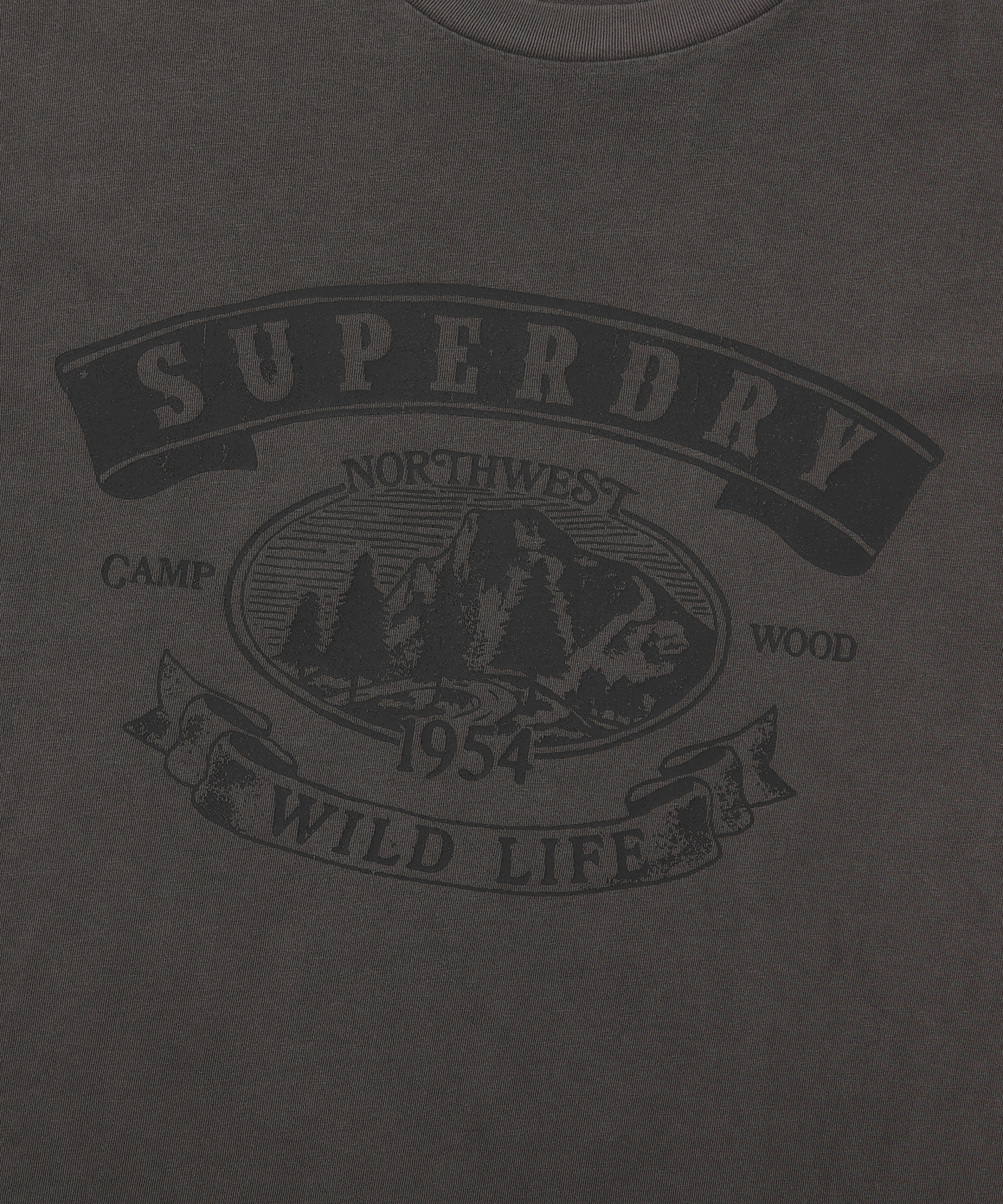 OVER FIT NORTHWEST HALF T SHIRTS CHARCOAL SDUSHDO17 KCHL 1.4