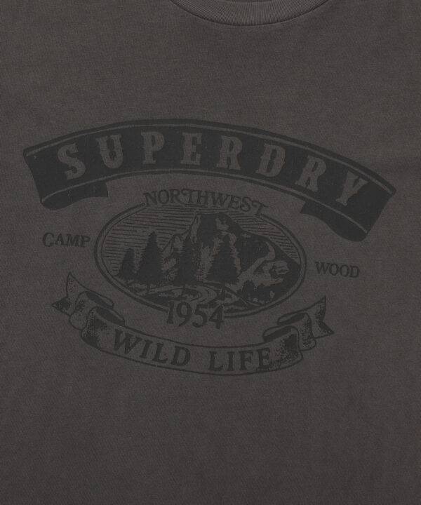 OVER FIT NORTHWEST HALF T SHIRTS CHARCOAL SDUSHDO17 KCHL 4