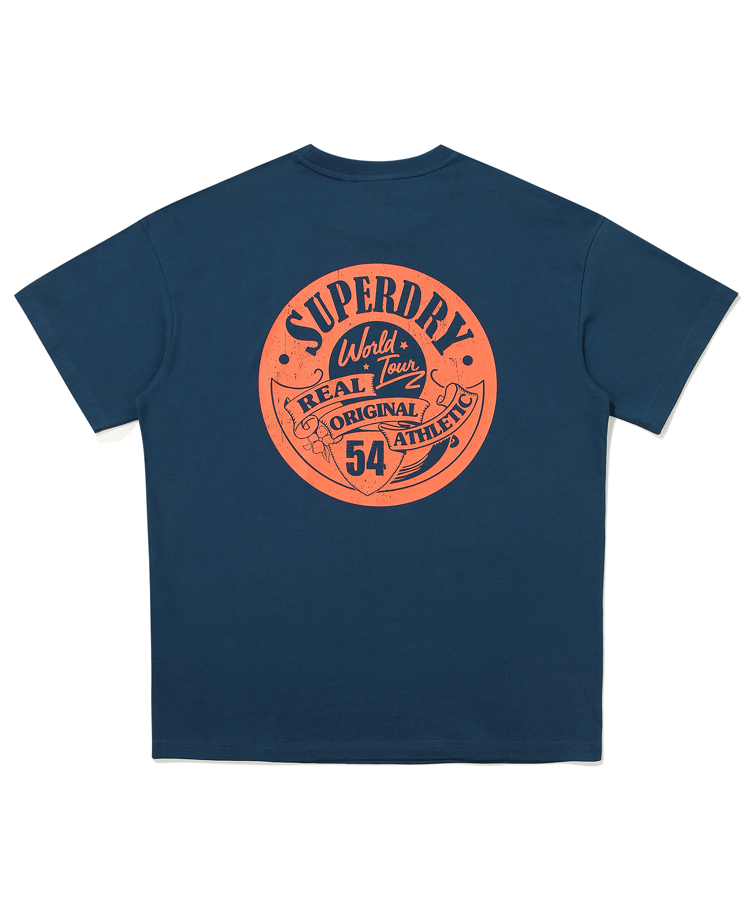 OVER FIT WORLD TOUR HALF T SHIRTS TEAL GREEN SDUSHDO36 KTGN 2