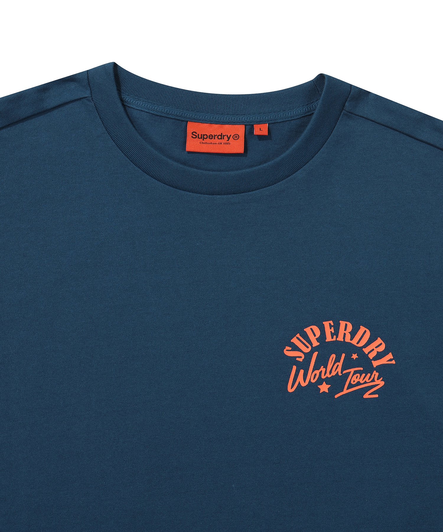 OVER FIT WORLD TOUR HALF T SHIRTS TEAL GREEN SDUSHDO36 KTGN 3