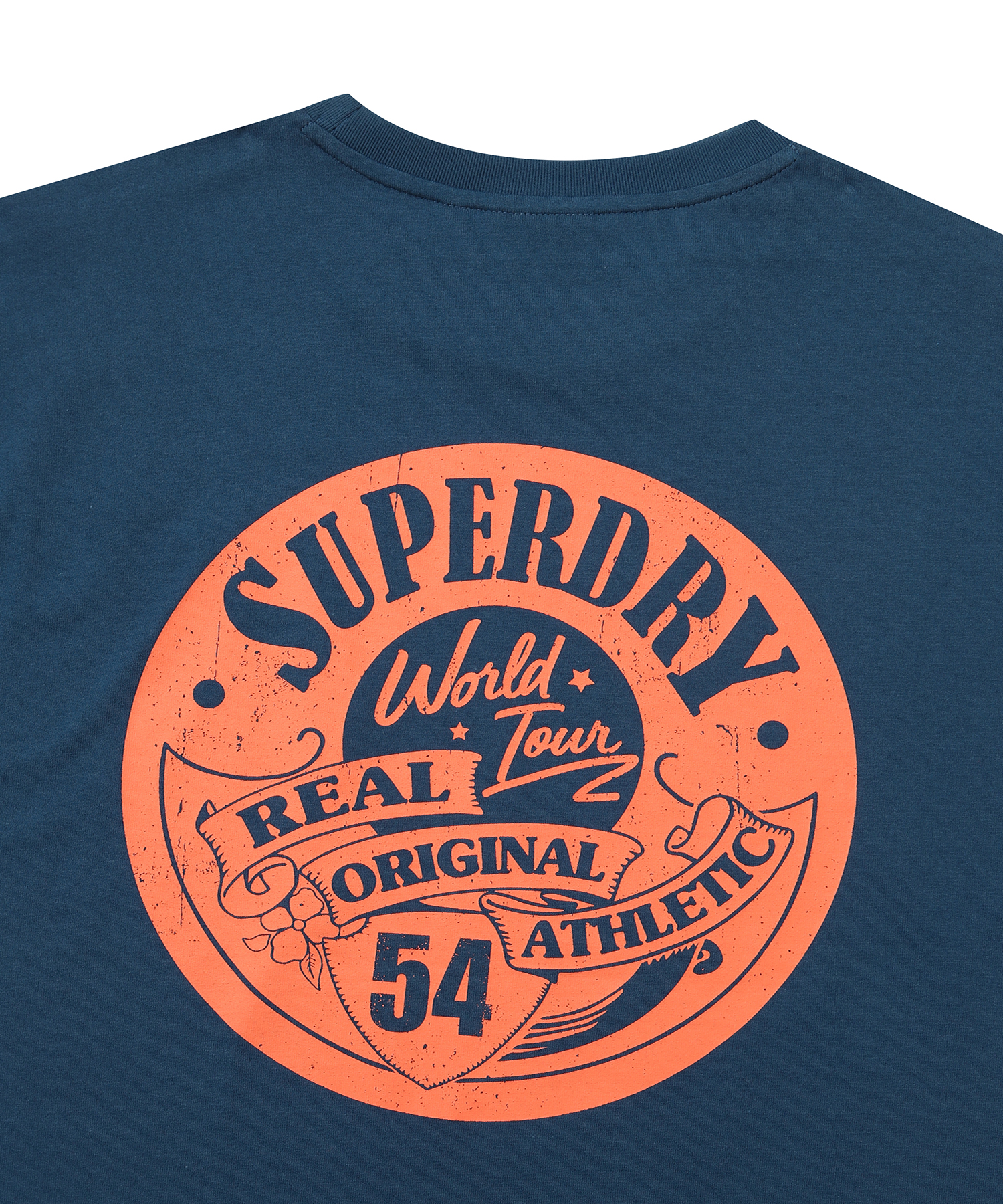 OVER FIT WORLD TOUR HALF T SHIRTS TEAL GREEN SDUSHDO36 KTGN 5