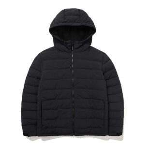 PUFFER HOODED JACKET BLACK SDMJPFO01 KBLK 1
