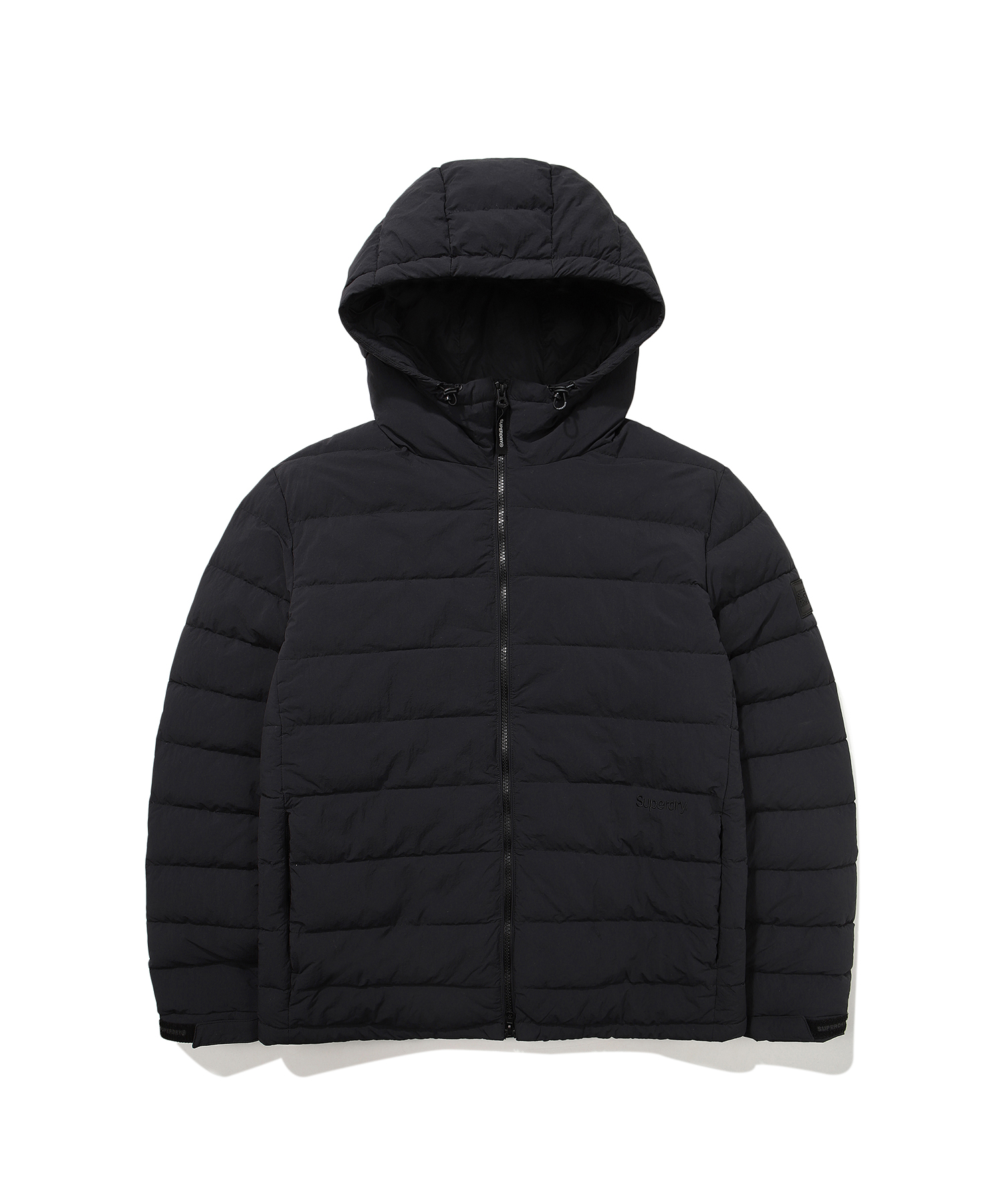 PUFFER HOODED JACKET BLACK SDMJPFO01 KBLK 1