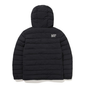 PUFFER HOODED JACKET BLACK SDMJPFO01 KBLK 2