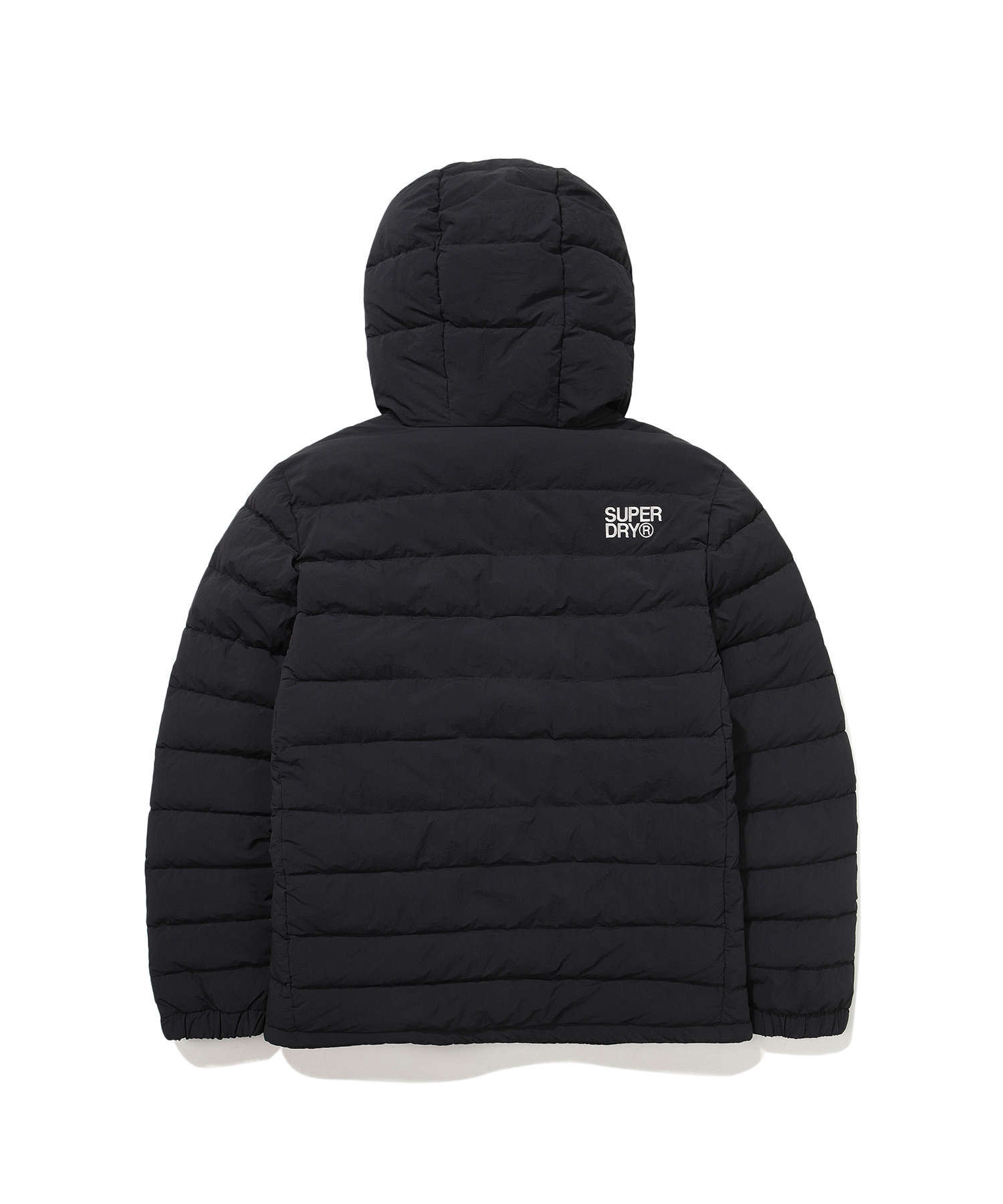 PUFFER HOODED JACKET BLACK SDMJPFO01 KBLK 2