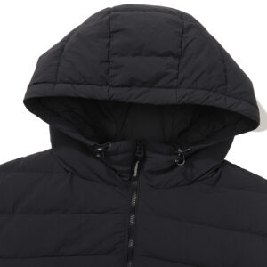 PUFFER HOODED JACKET BLACK SDMJPFO01 KBLK 3