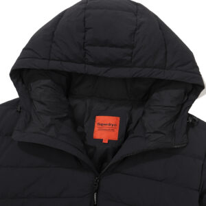 PUFFER HOODED JACKET BLACK SDMJPFO01 KBLK 4