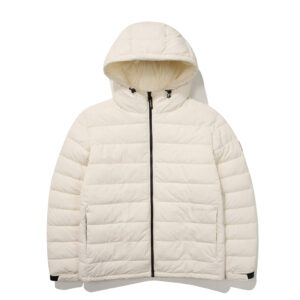 PUFFER HOODED JACKET IVORY SDMJPFO01 KIVR 1