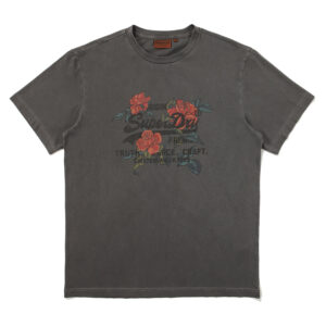 REGULAR FIT 1985 FLOWER HALF T SHIRTS 1 D GREY SDUSHDO03 KDGR 1