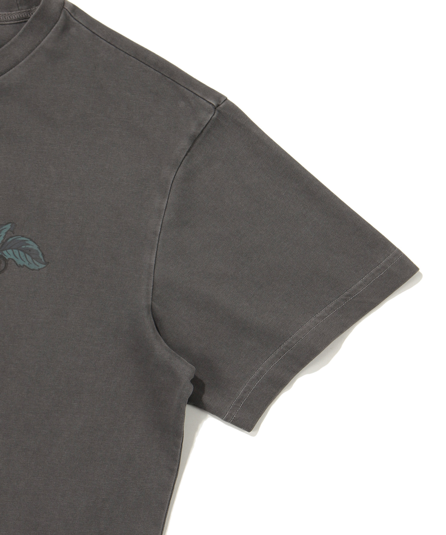 REGULAR FIT 1985 FLOWER HALF T SHIRTS 1 D GREY SDUSHDO03 KDGR 4