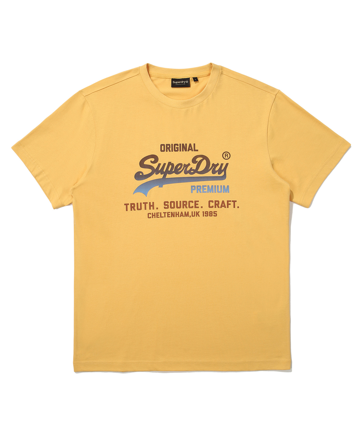 REGULAR FIT 1985 HALF T SHIRTS 1 MUSTARD SDUSHDO02 KMTD 1