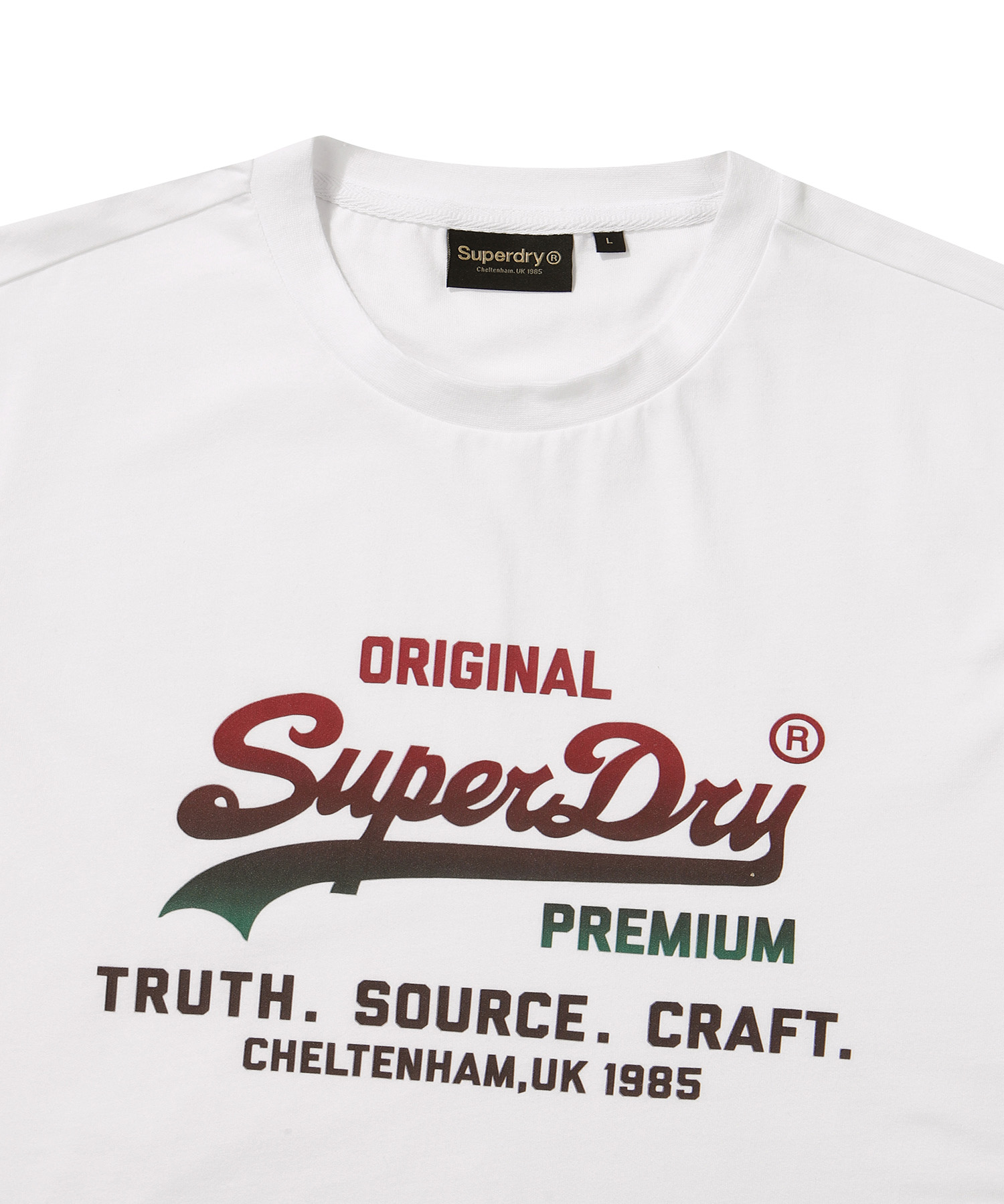 REGULAR FIT 1985 HALF T SHIRTS 1 WHITE SDUSHDO02 KWHT 3