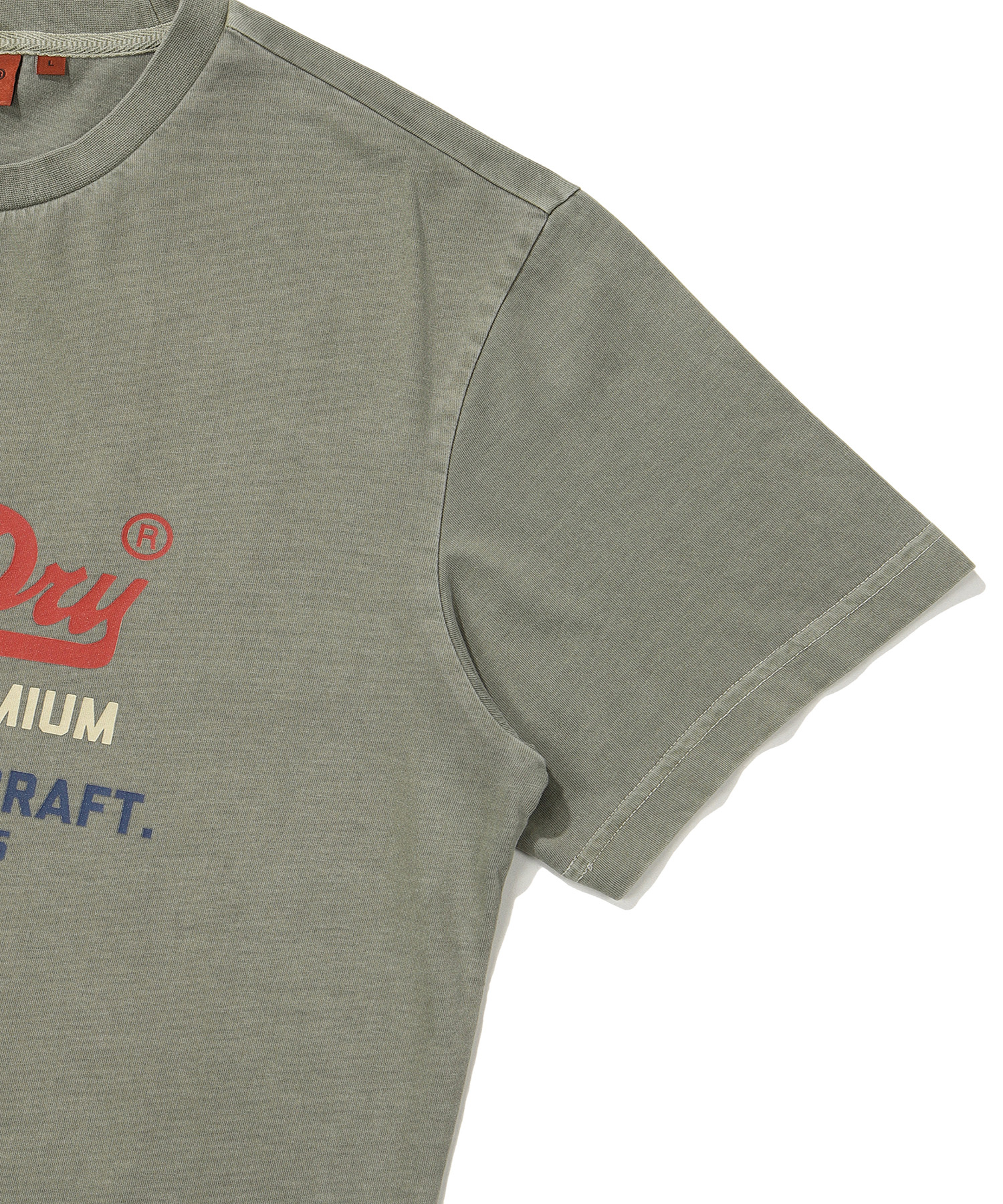 REGULAR FIT 1985 HALF T SHIRTS KHAKI SDUSHDO01 KKHK 4