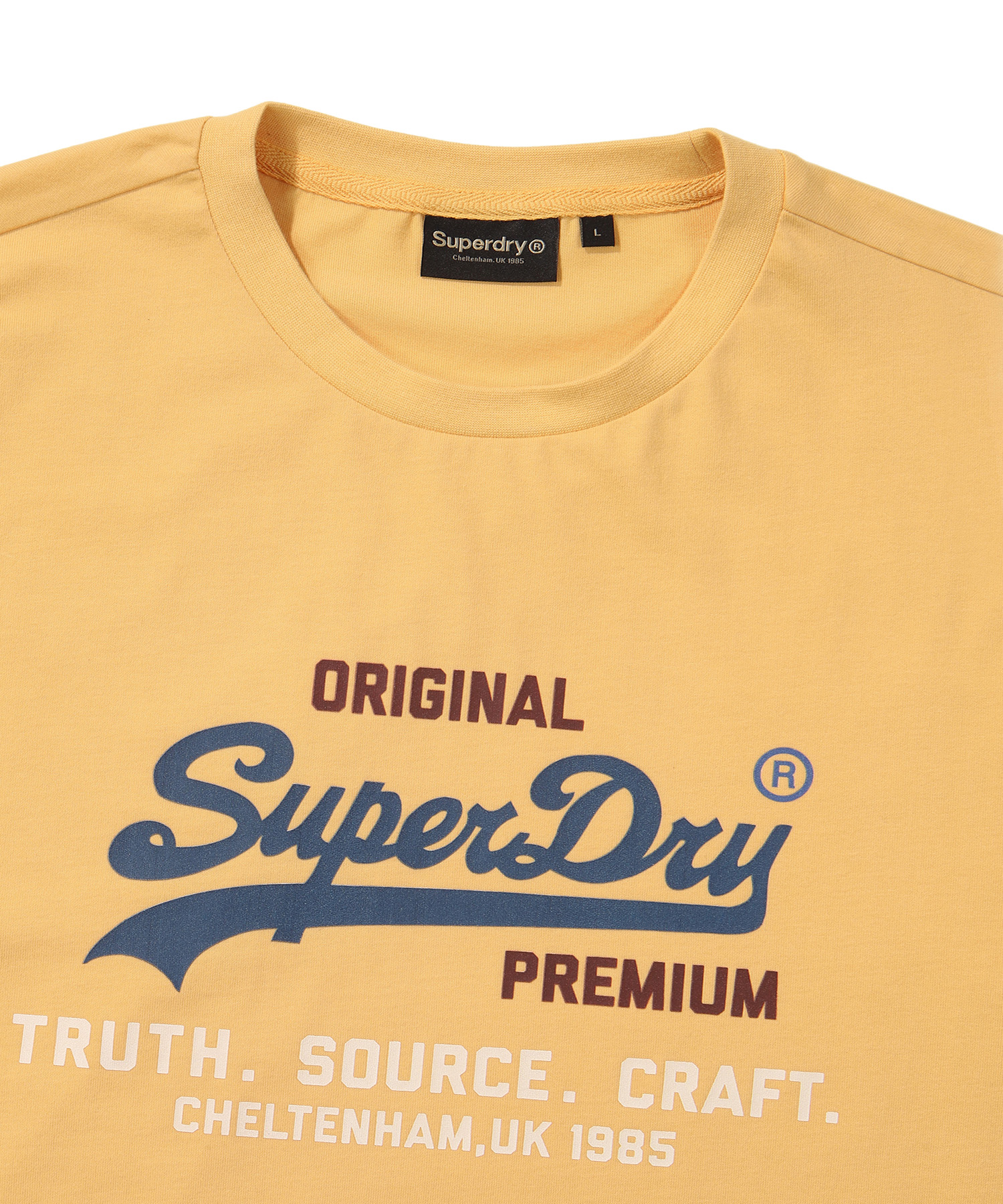 REGULAR FIT 1985 HALF T SHIRTS MUSTARD SDUSHDO01MTD 3