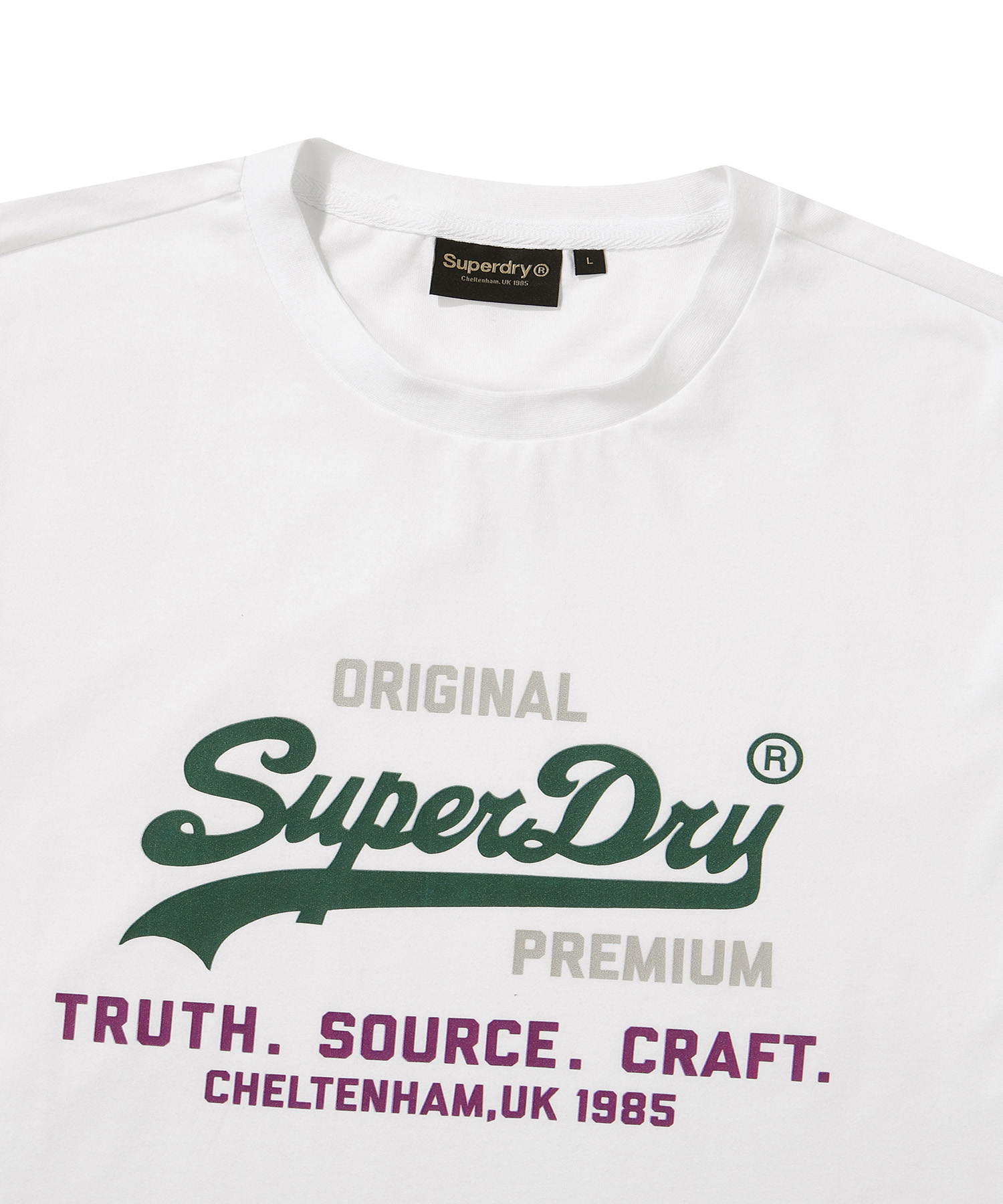 REGULAR FIT 1985 HALF T SHIRTS WHITE SDUSHDO01WHT 3