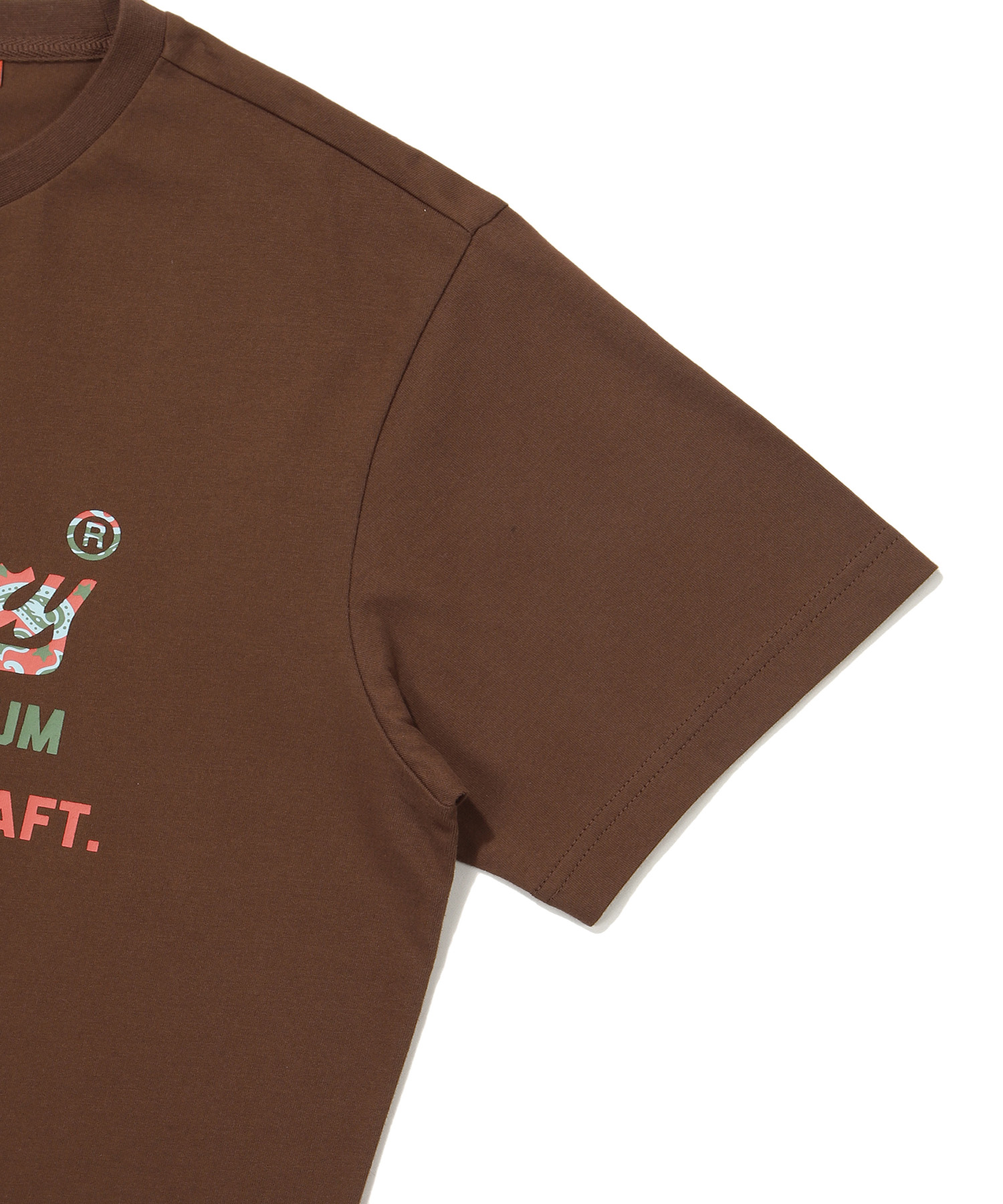 REGULAR FIT 1985 PAISLEY HALF T SHIRTS BROWN SDUSHDO05BRW 4