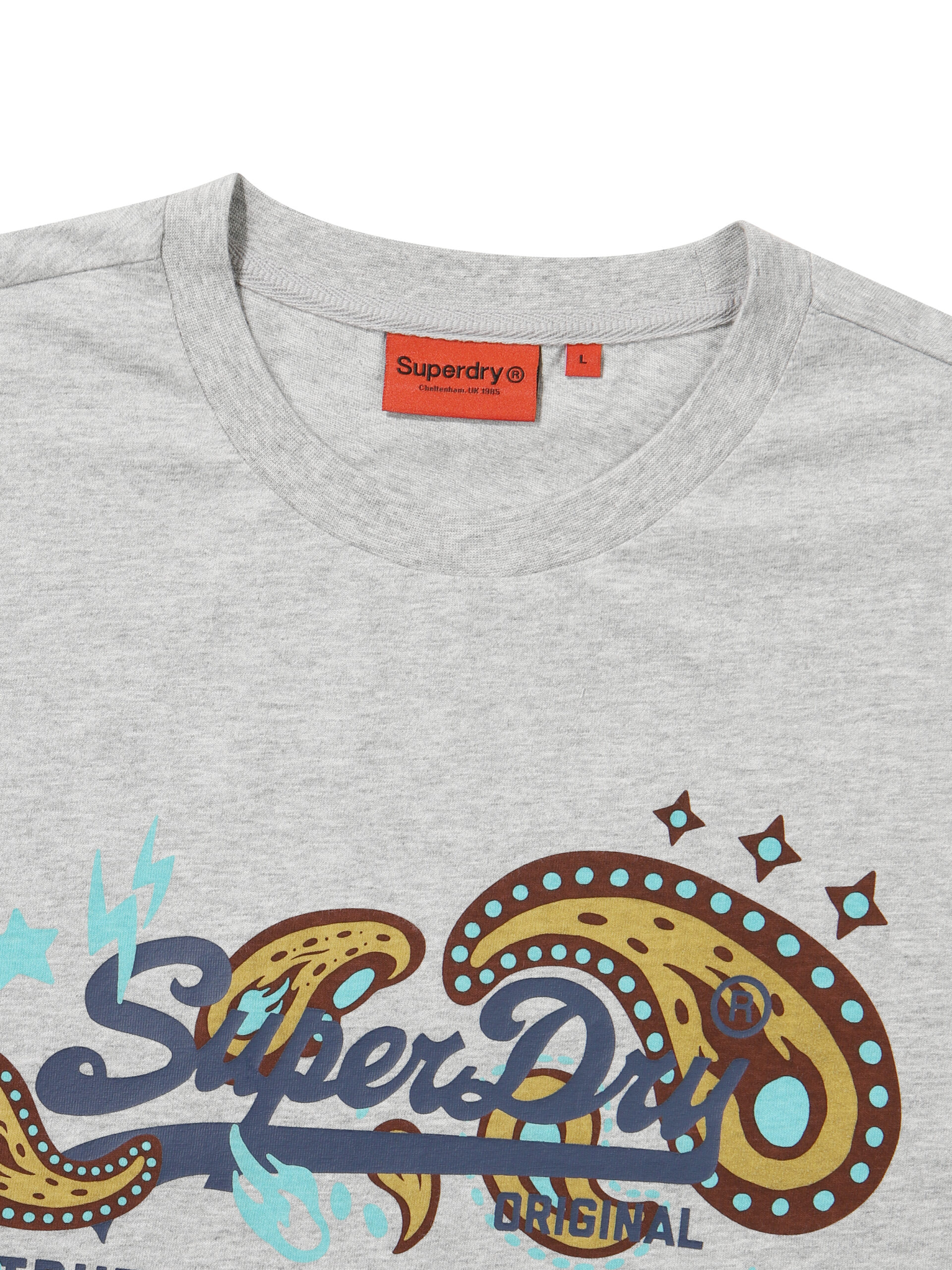 REGULAR FIT 1985 PAISLEY HALF T SHIRTS M.GREY SDUSHDO06MGR 3