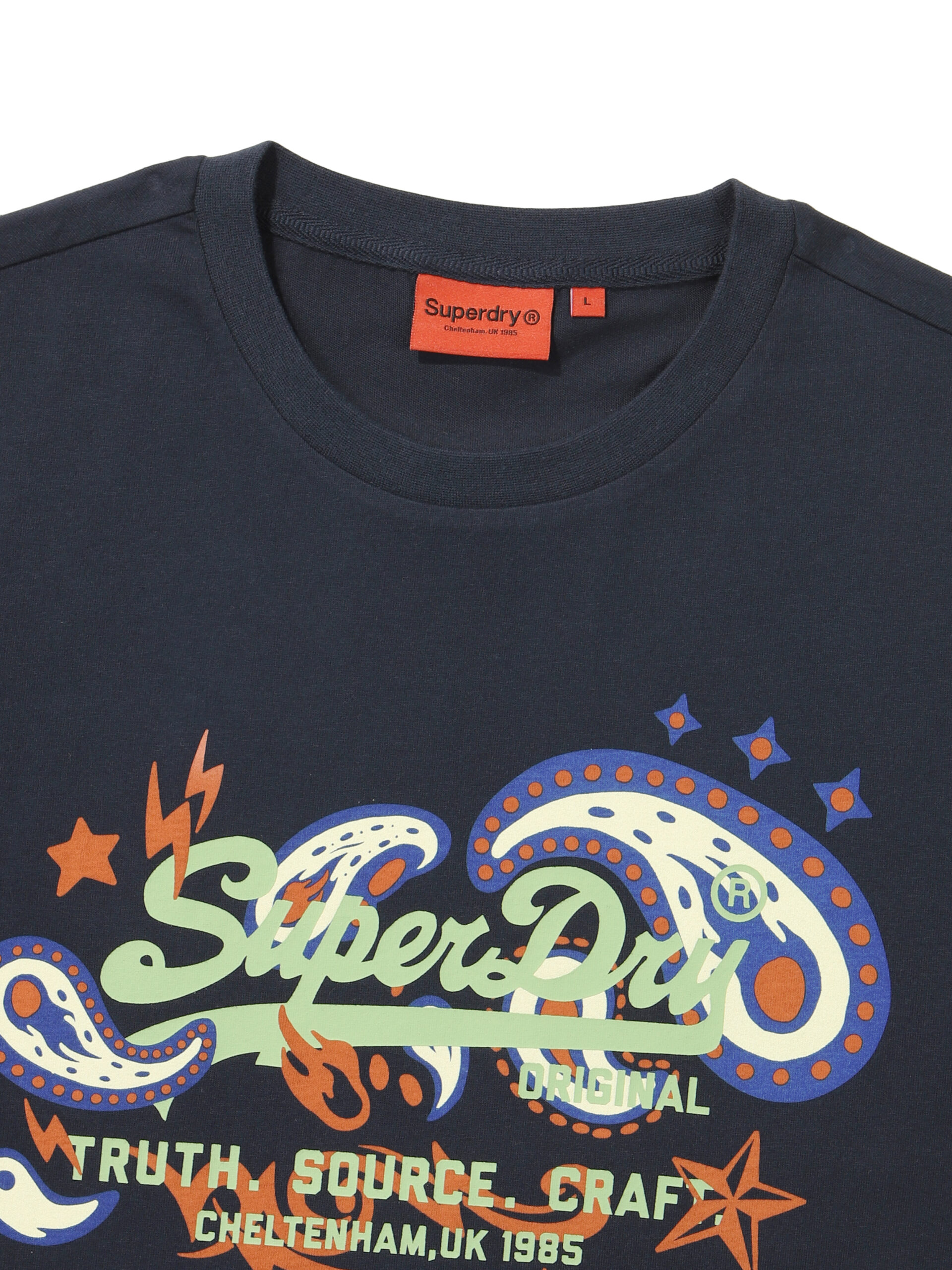 REGULAR FIT 1985 PAISLEY HALF T SHIRTS NAVY SDUSHDO06 KNVY 3