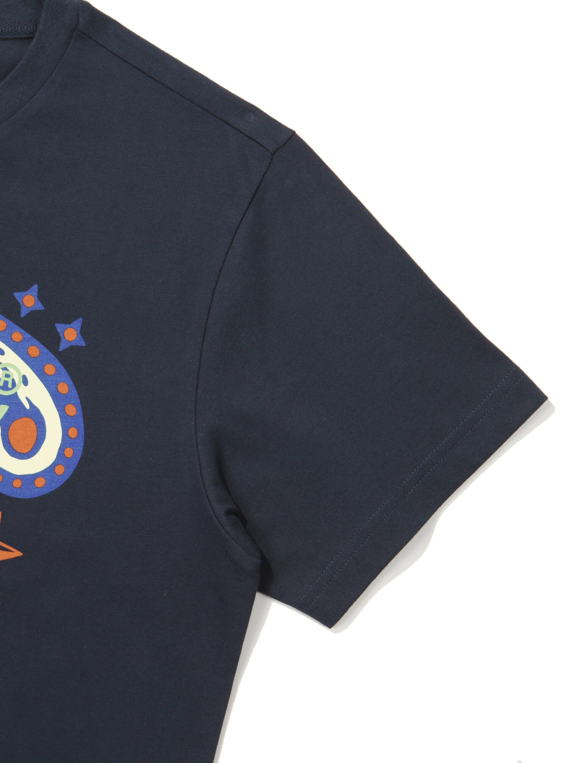 REGULAR FIT 1985 PAISLEY HALF T SHIRTS NAVY SDUSHDO06 KNVY 5