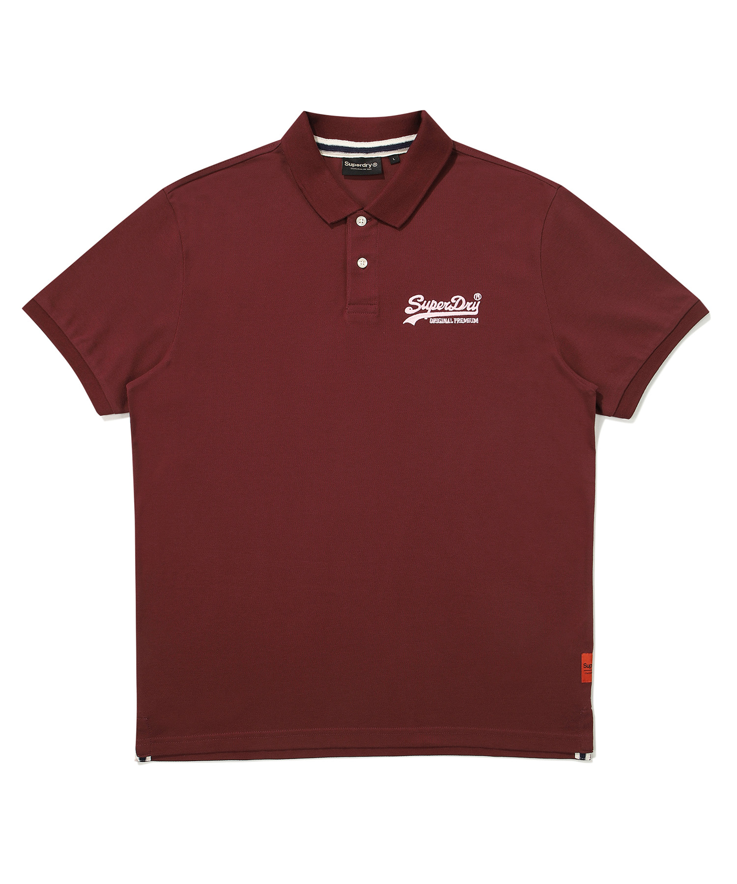REGULAR FIT CLASSIC POLO SHIRTS BURGUNDY SDMSCDO01 KBGD 1