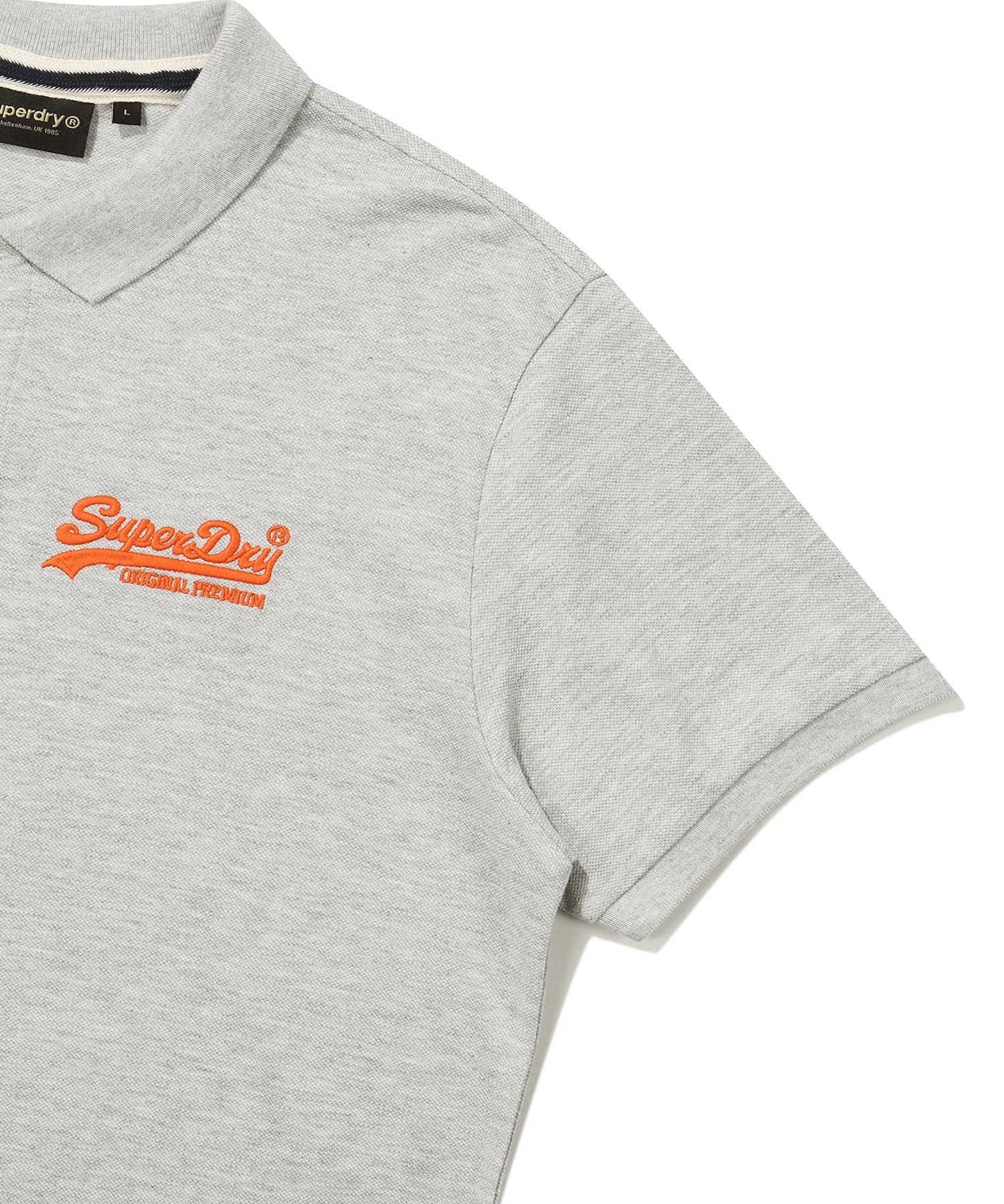 REGULAR FIT CLASSIC POLO SHIRTS L GREY SDMSCDO01 KLGR 4