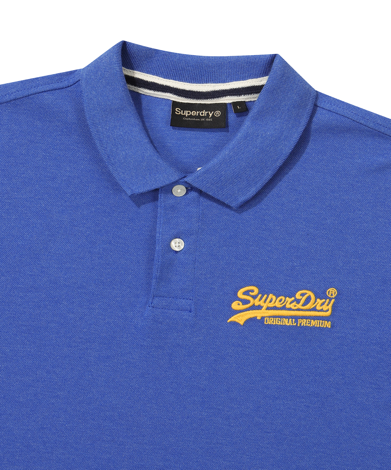 REGULAR FIT CLASSIC POLO SHIRTS M BLUE SDMSCDO01 KMBL 3