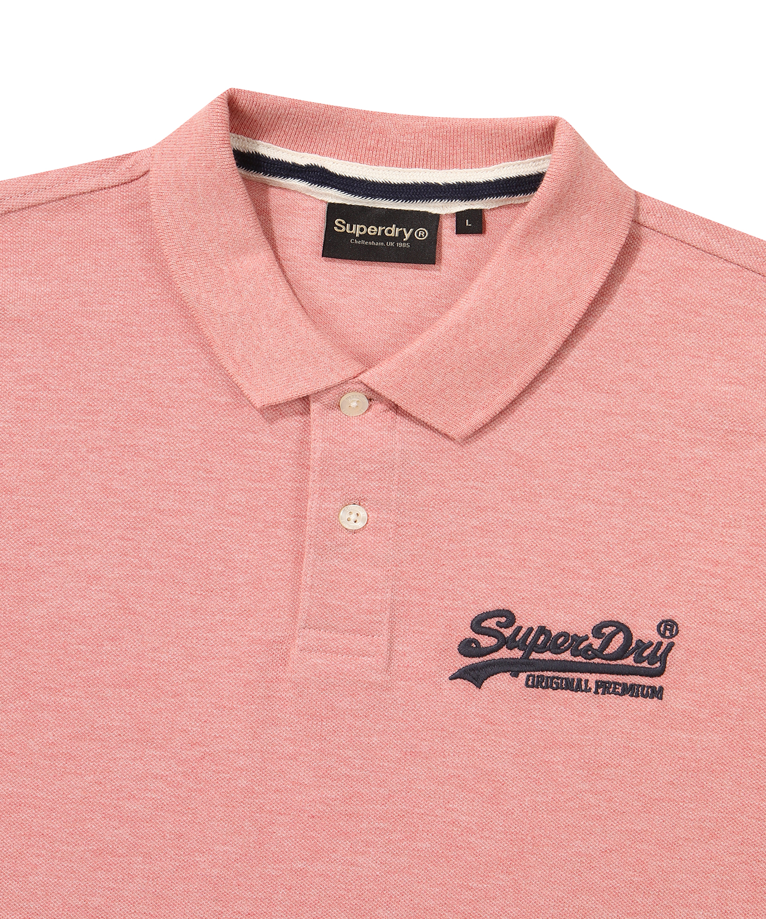 REGULAR FIT CLASSIC POLO SHIRTS M PINK SDMSCDO01 KMPK 3