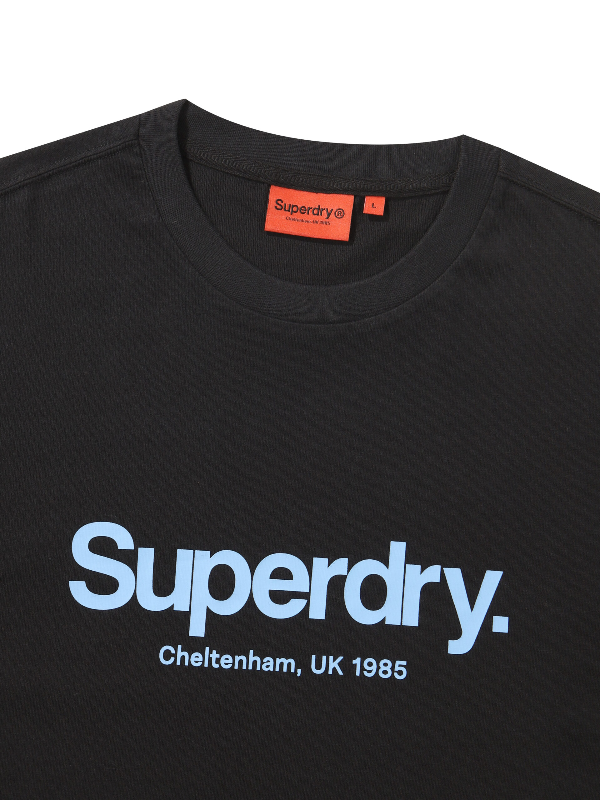 REGULAR FIT CORE BIG LOGO HALF T SHIRTS BLACK SDUSHDO08BLK 3