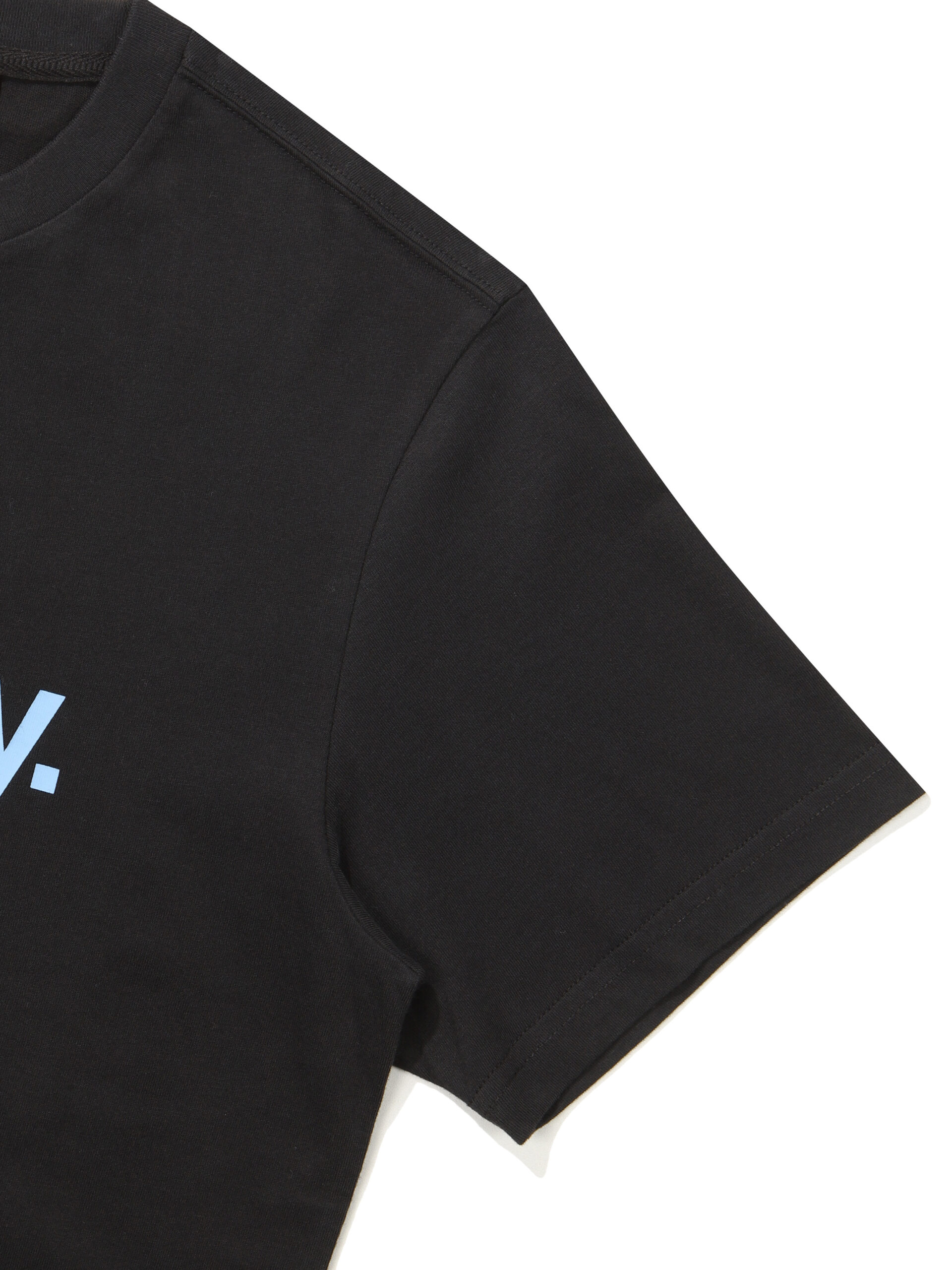 REGULAR FIT CORE BIG LOGO HALF T SHIRTS BLACK SDUSHDO08BLK 4