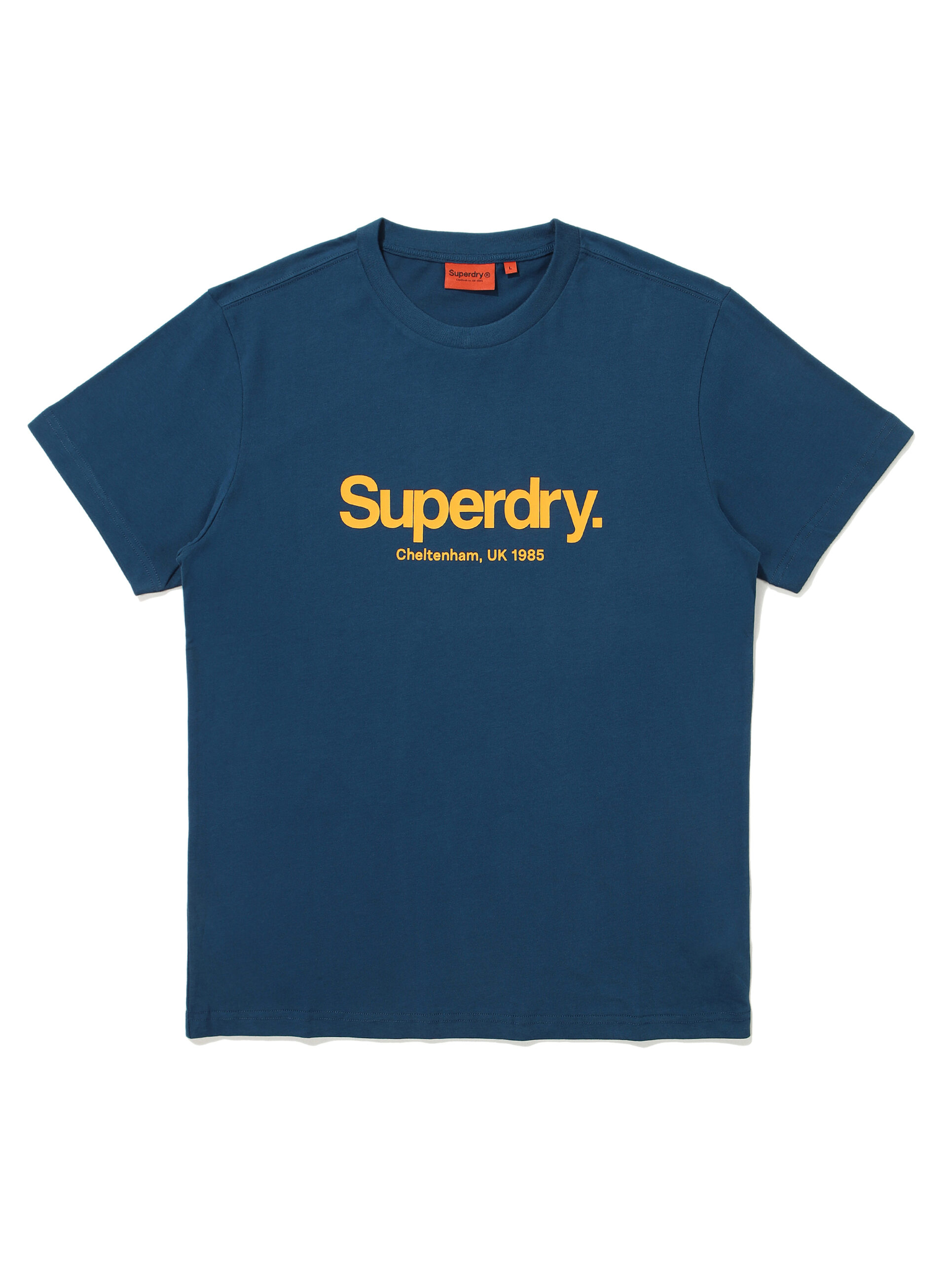 REGULAR FIT CORE BIG LOGO HALF T SHIRTS TEAL GREEN SDUSHDO08TGN 1