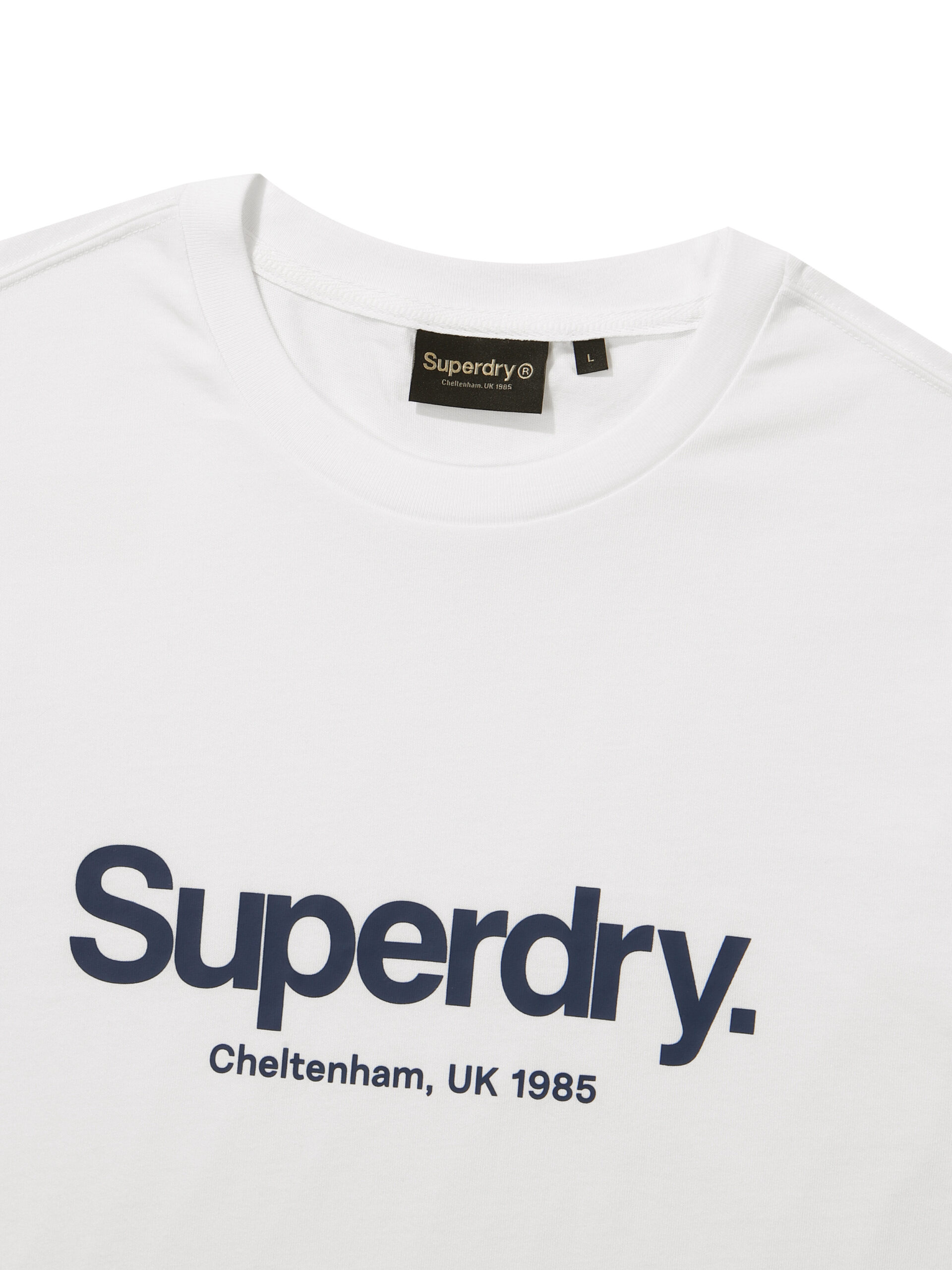 REGULAR FIT CORE BIG LOGO HALF T SHIRTS WHITE SDUSHDO08WHT 3