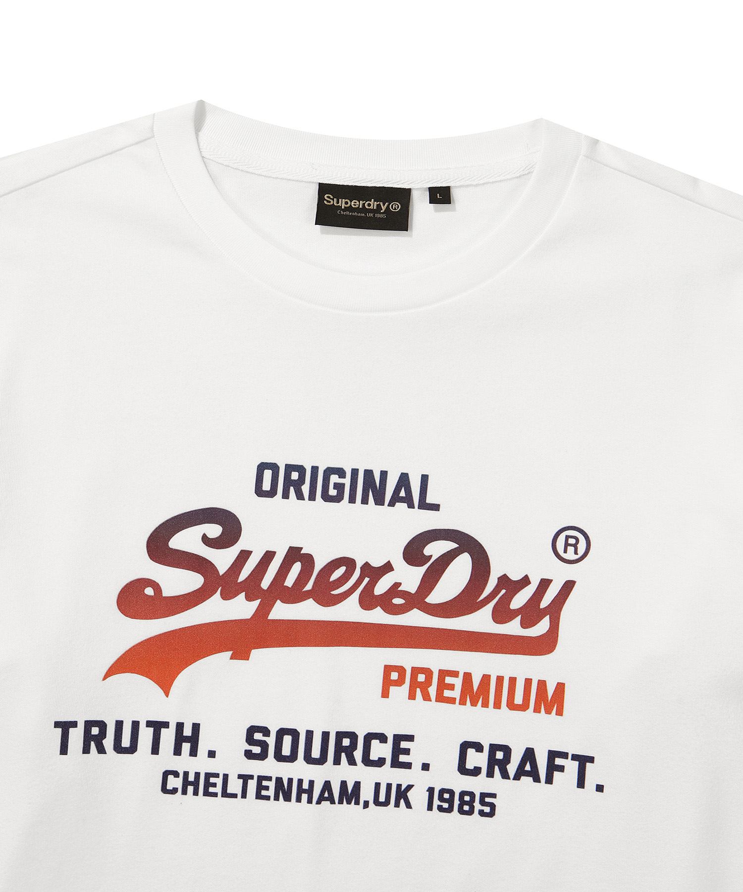 REGULAR FIT GRADATION LONG SLEEVE WHITE SDUTGDO02 KWHT 3