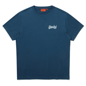 REGULAR FIT HERITAGE DOUBLE LOGO HALF T SHIRTS TEAL GREEN SDUSHDO11 KTGN 1