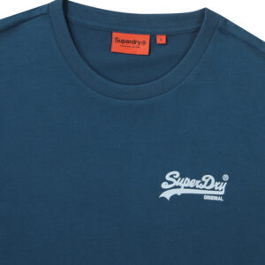 REGULAR FIT HERITAGE DOUBLE LOGO HALF T SHIRTS TEAL GREEN SDUSHDO11 KTGN 3