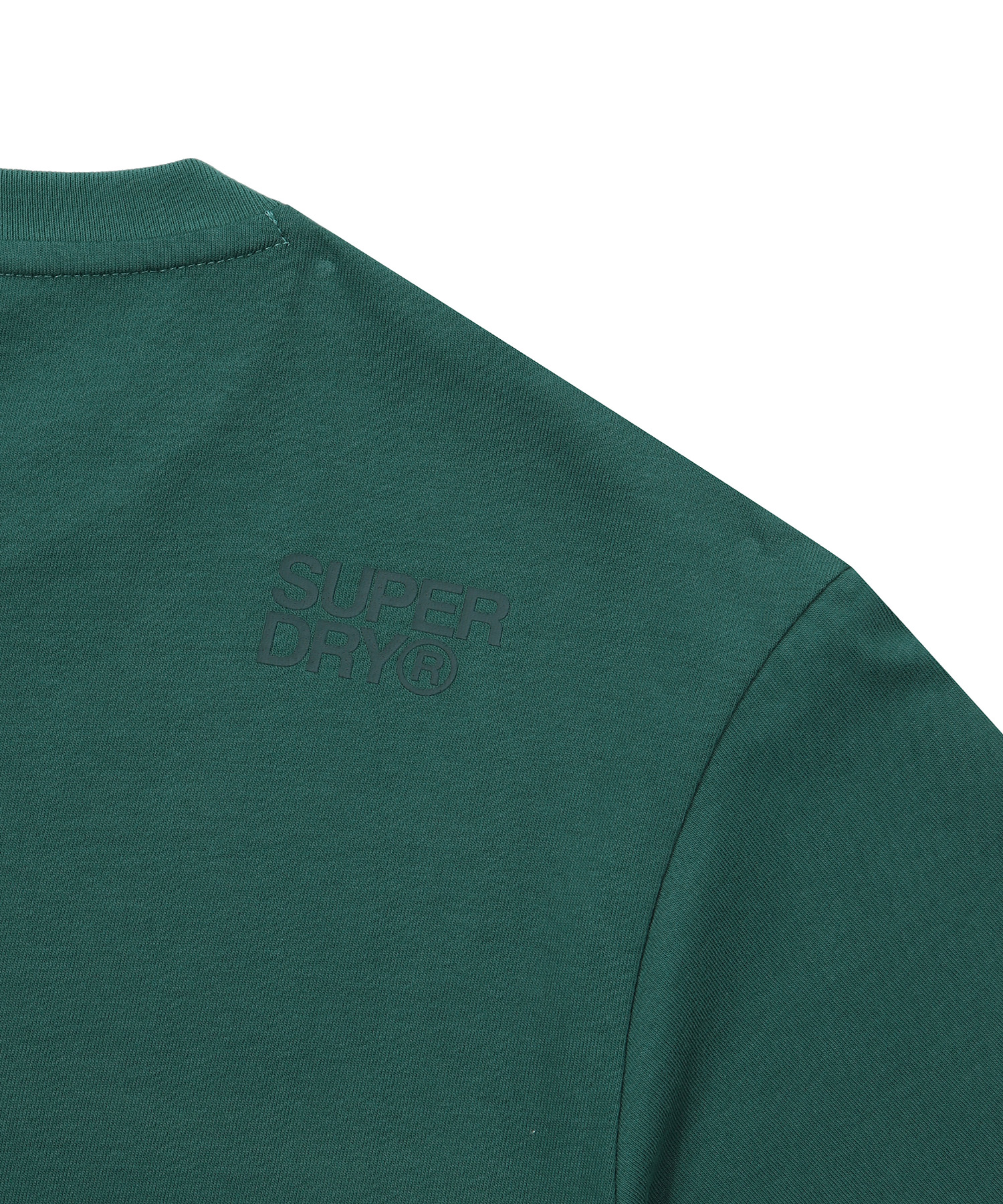 REGULAR FIT HERITAGE SMALL LOGO HALF T SHIRTS GREEN SDUSHDO10 KGRN 4