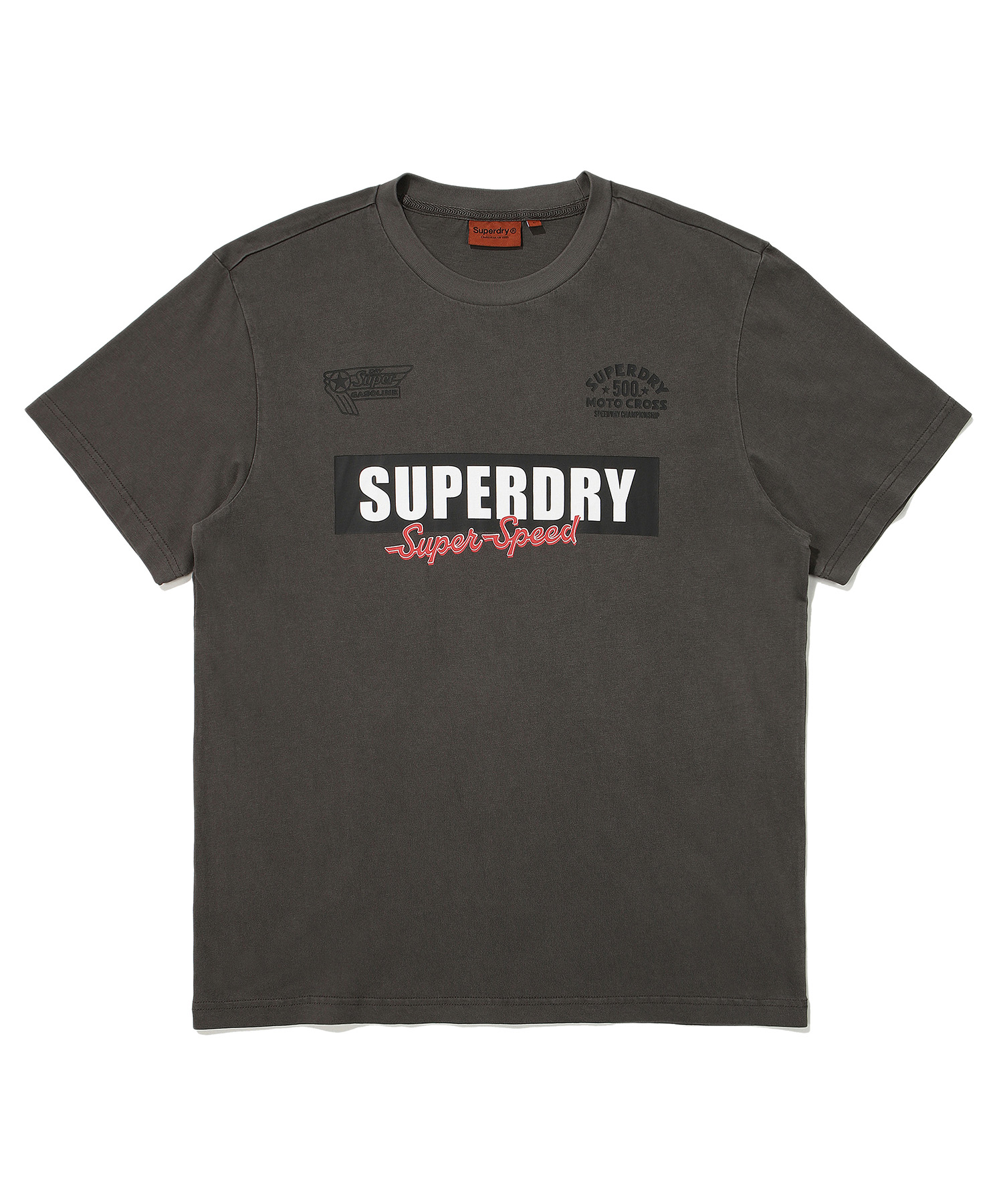 REGULAR FIT MOTOR HALF T SHIRTS D GREY SDUSHDO26 KDGR 1