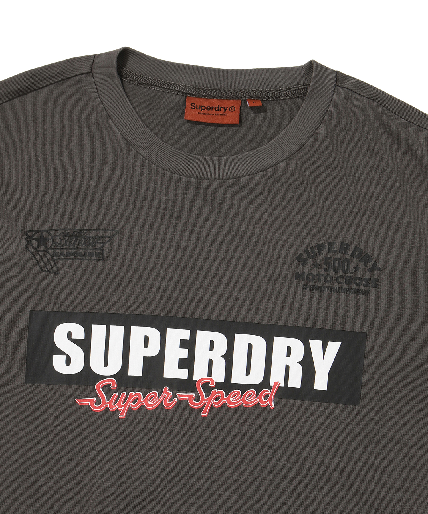 REGULAR FIT MOTOR HALF T SHIRTS D GREY SDUSHDO26 KDGR 3