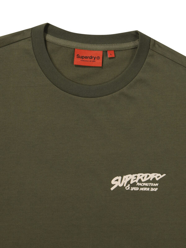 REGULAR FIT RACER HALF T SHIRTS KHAKI SDUSHDO27 KKHK 3