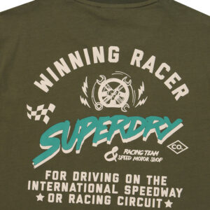 REGULAR FIT RACER HALF T SHIRTS KHAKI SDUSHDO27 KKHK 5